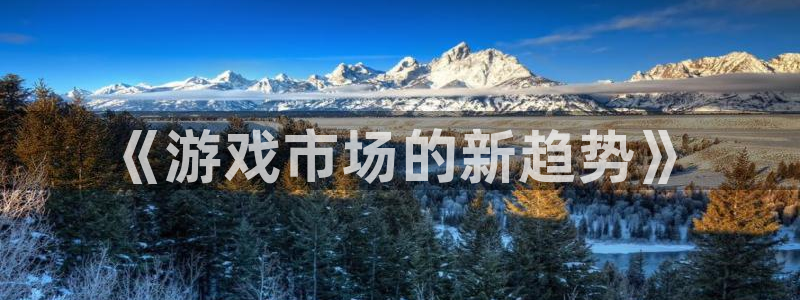 ag街机集团是什么企业：《游戏市场的新趋势》